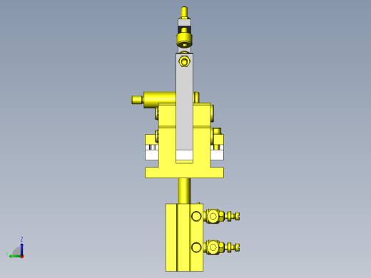 电路板定位机构左视缩略图