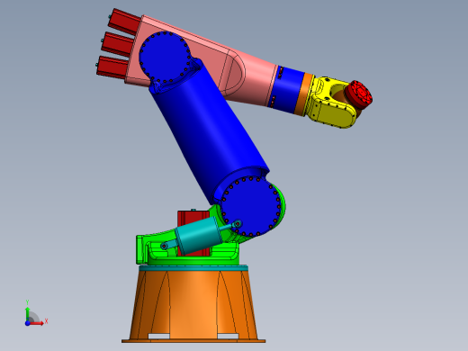 6-dof-robotic-arm-tutorials SW STP IGS前视缩略图