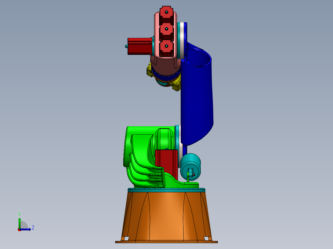 6-dof-robotic-arm-tutorials SW STP IGS左视图