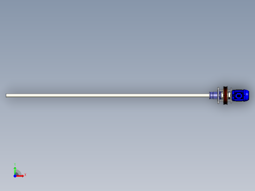 平面刨床工作台前视图