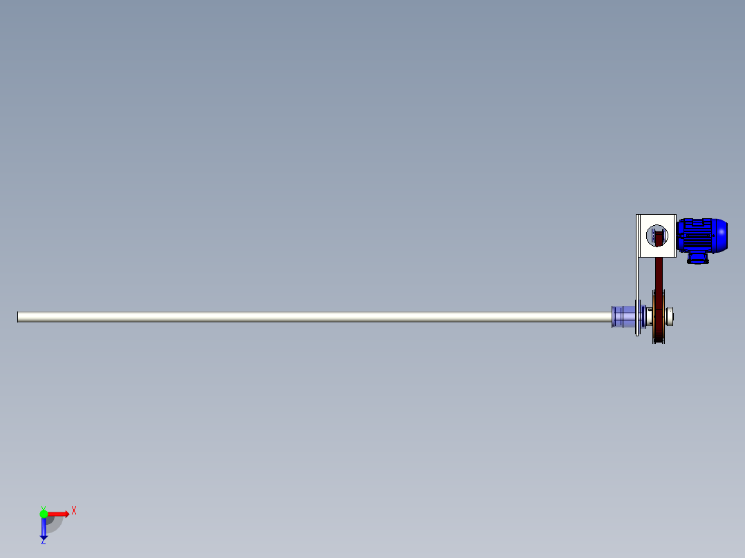 平面刨床工作台俯视图