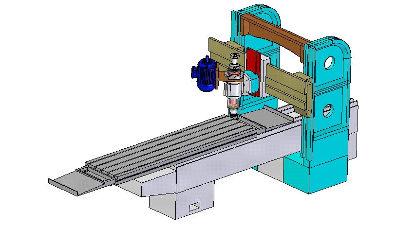 平面刨床工作台