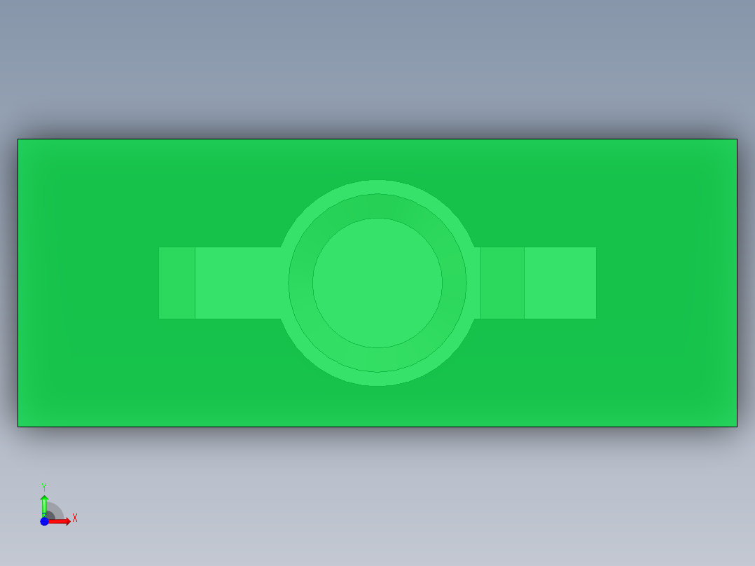 LED_Rectangular_Green8_2x5x7mm前视图