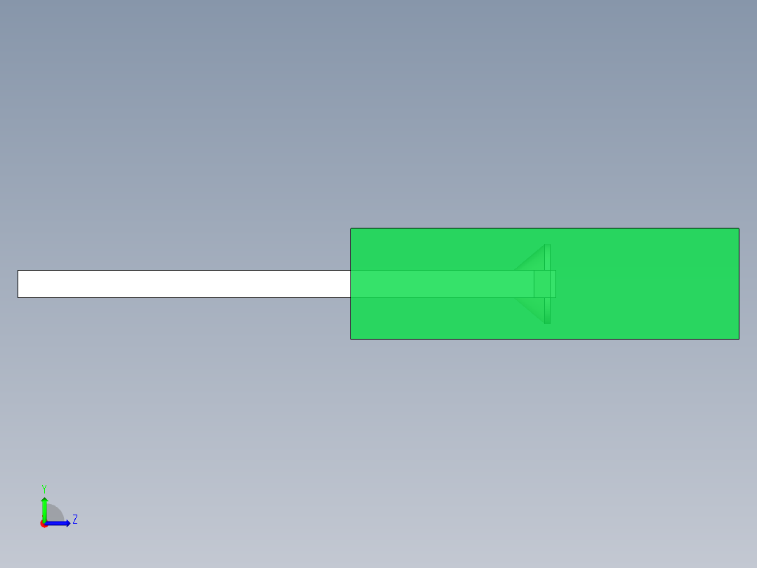 LED_Rectangular_Green8_2x5x7mm左视图