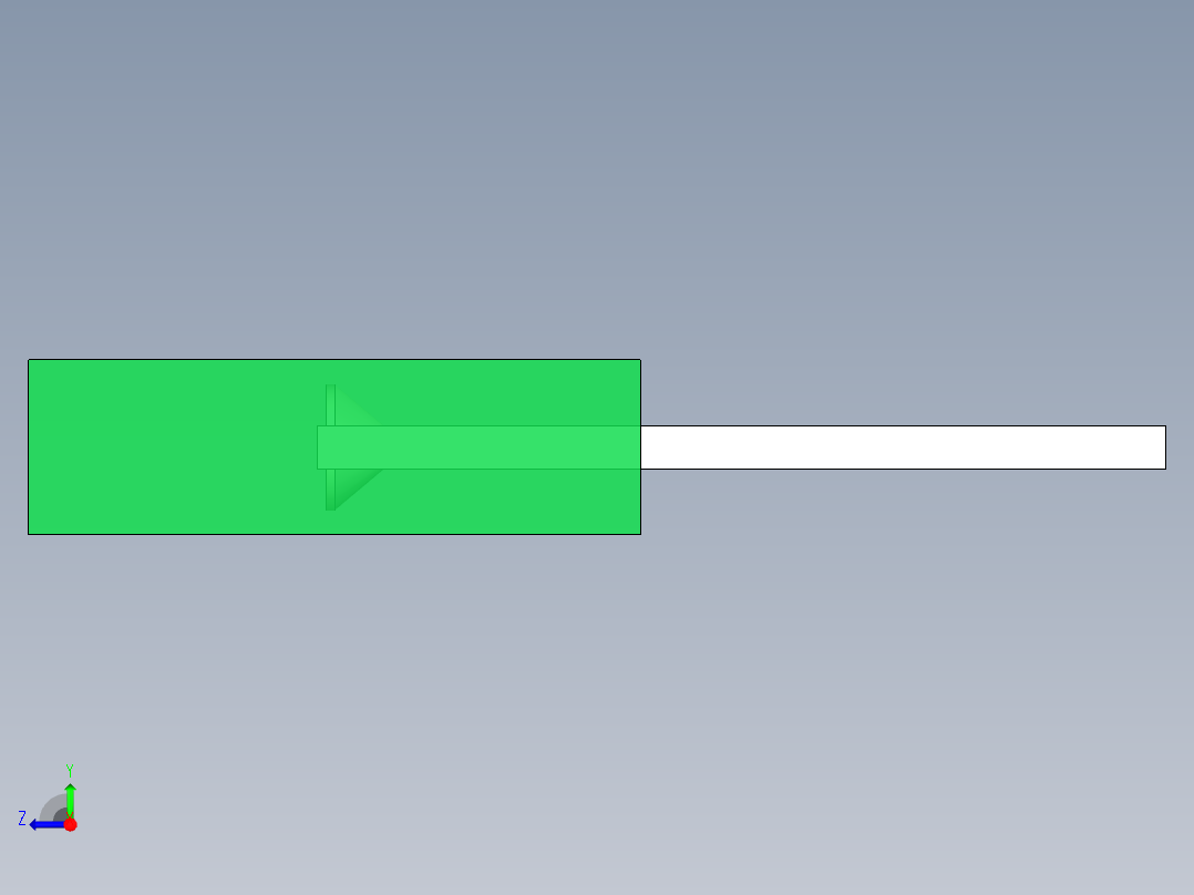 LED_Rectangular_Green8_2x5x7mm右视图