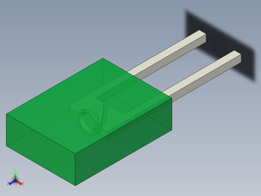 LED_Rectangular_Green8_2x5x7mm正等轴测缩略图