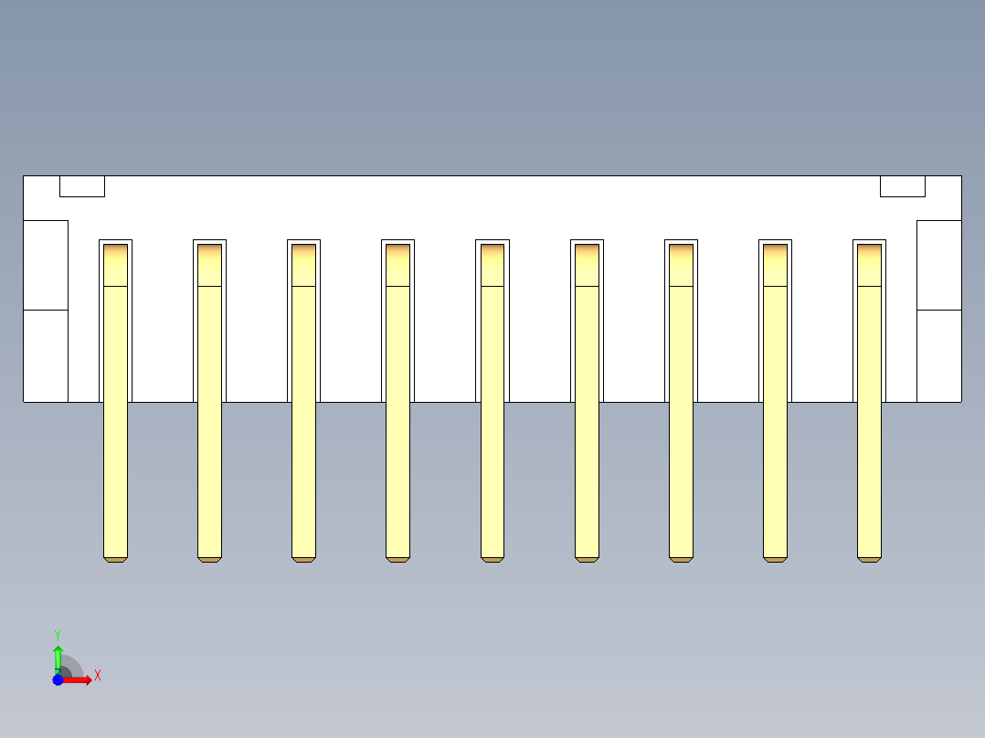 JST-S9B-PH-K-S前视图