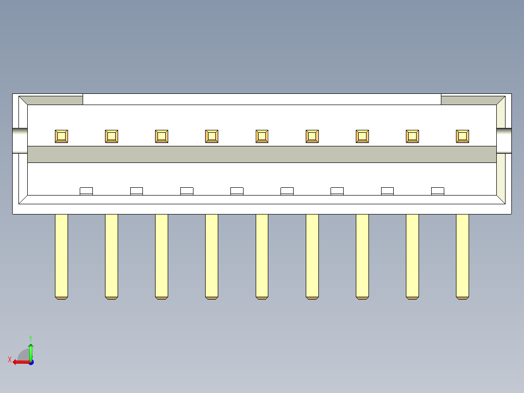 JST-S9B-PH-K-S后视图
