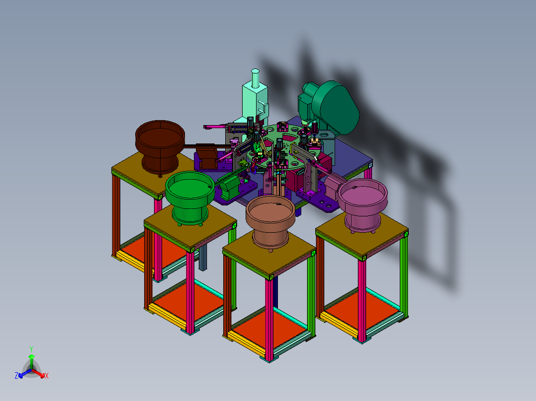 铜头自动送料铆钉机