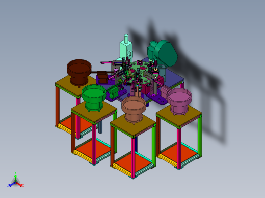 铜头自动送料铆钉机