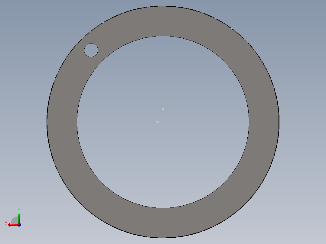 HB315带锁紧槽圆螺母100后视图
