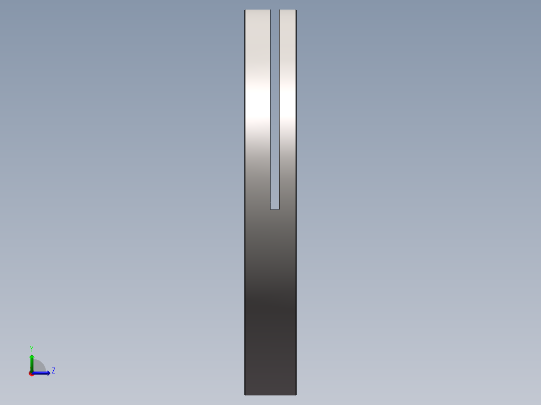 HB315带锁紧槽圆螺母100左视图