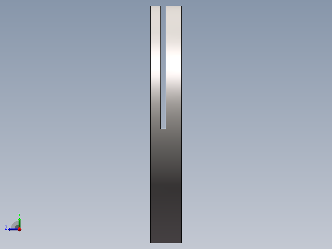 HB315带锁紧槽圆螺母100右视图