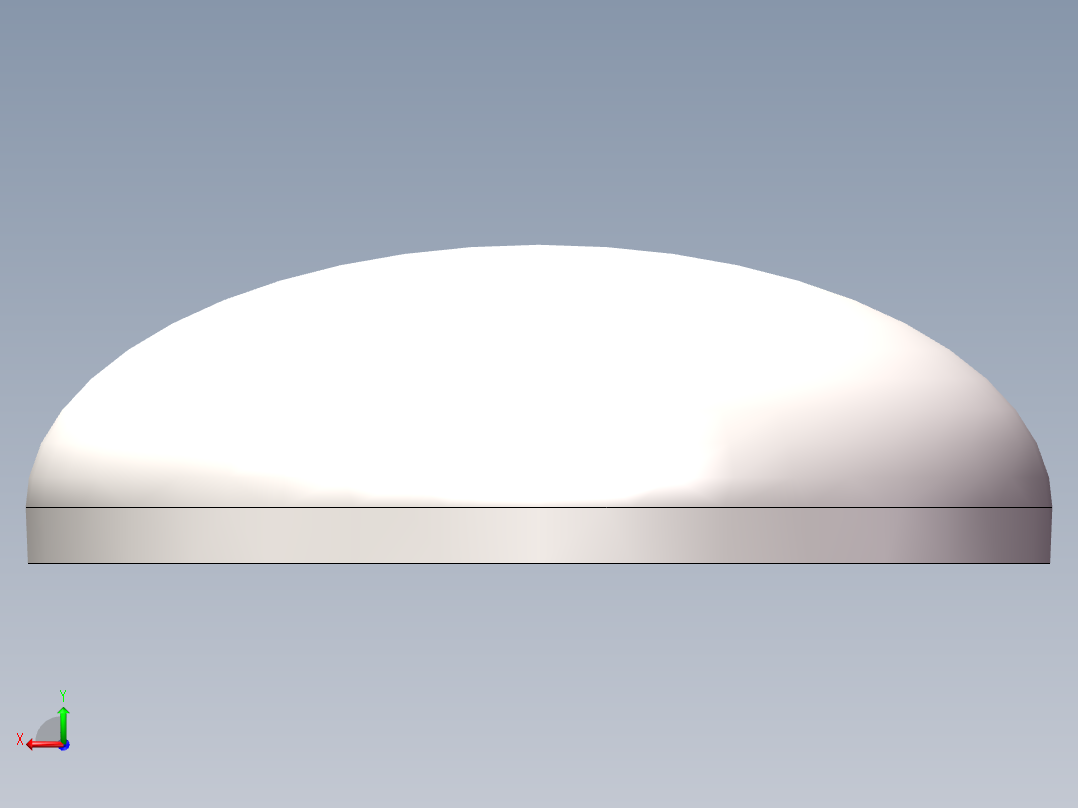 EHA椭圆形封头DN450后视图