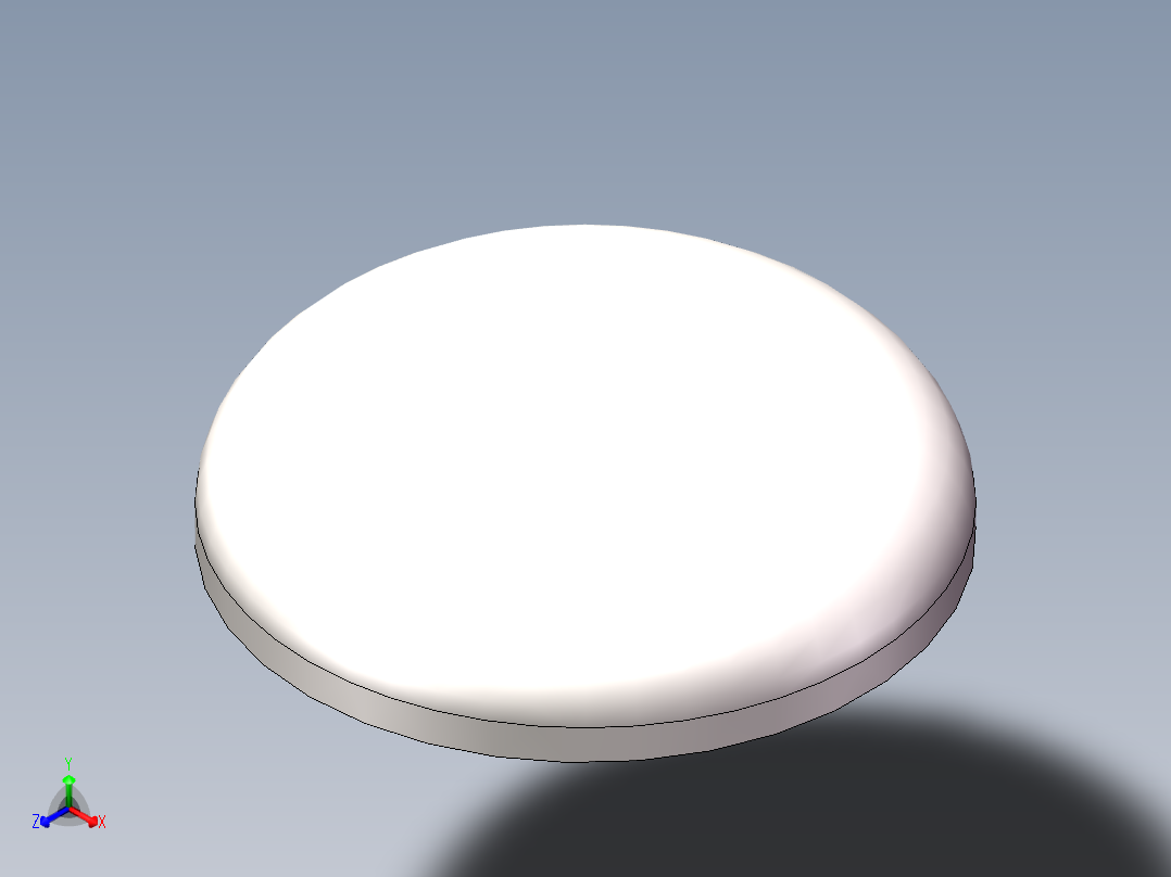 EHA椭圆形封头DN450正等轴测图