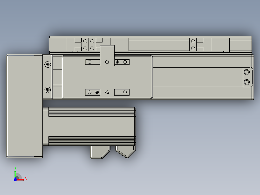VF丝杆传动-一般环境VT4-S80-BL前视图
