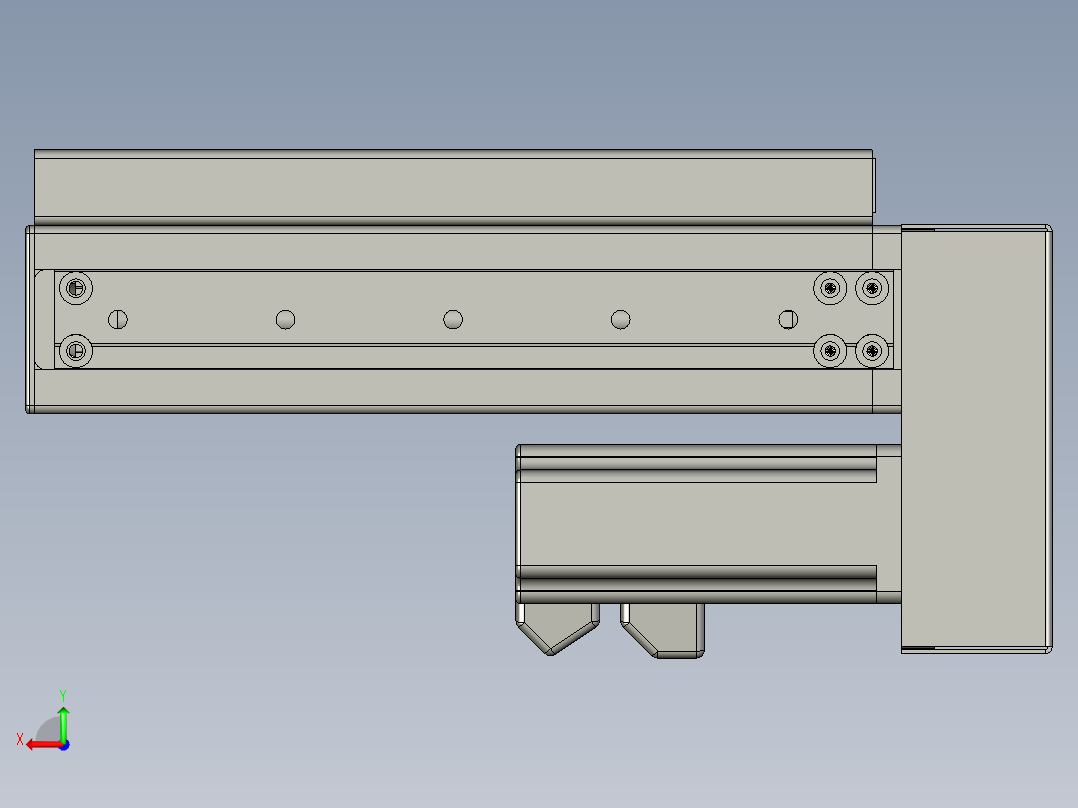 VF丝杆传动-一般环境VT4-S80-BL后视图