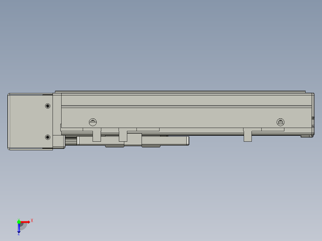 VF丝杆传动-一般环境VT4-S80-BL俯视图