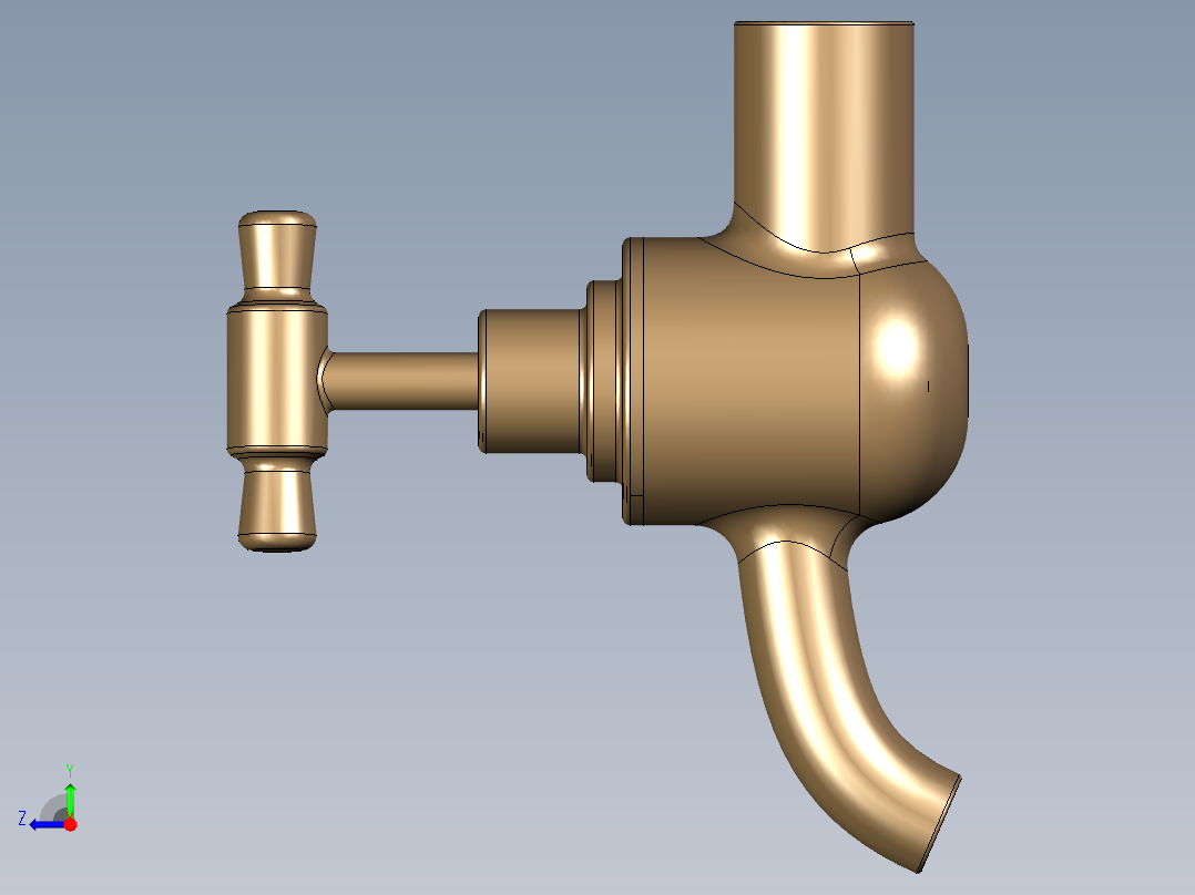 水龙头12右视图