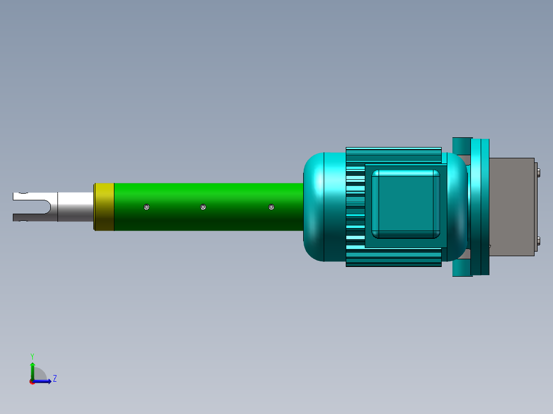 电动推杆左视图