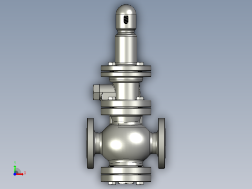 先导活塞式减压阀proe三维=160025==15前视缩略图