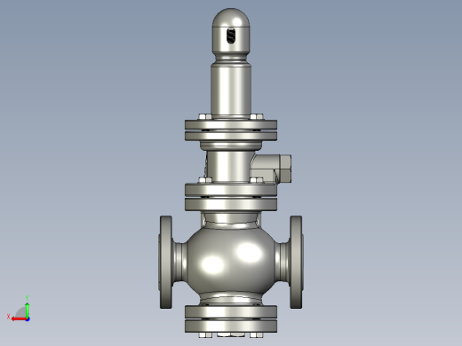先导活塞式减压阀proe三维=160025==15后视缩略图