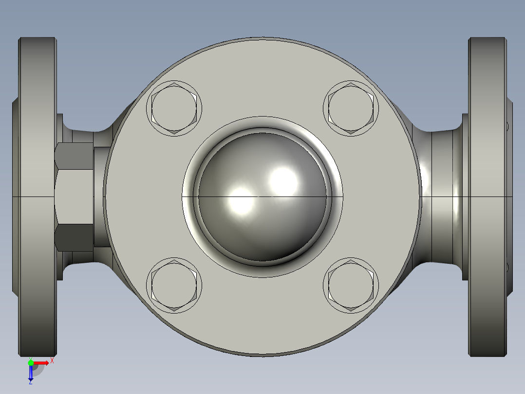先导活塞式减压阀proe三维=160025==15俯视图
