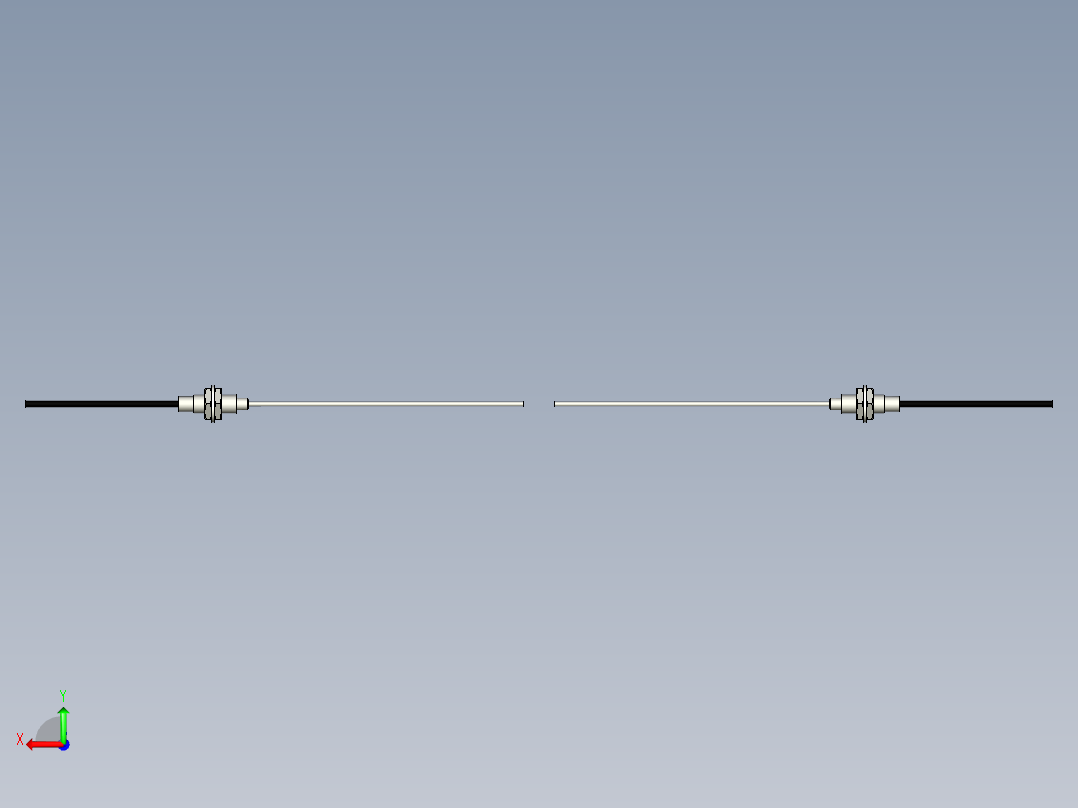 光纤元件对射型FT-D610-L后视图
