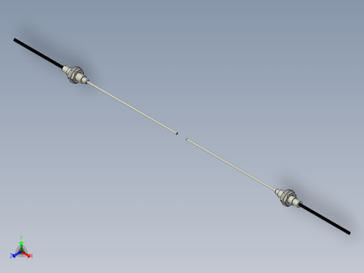 光纤元件对射型FT-D610-L正等轴测缩略图