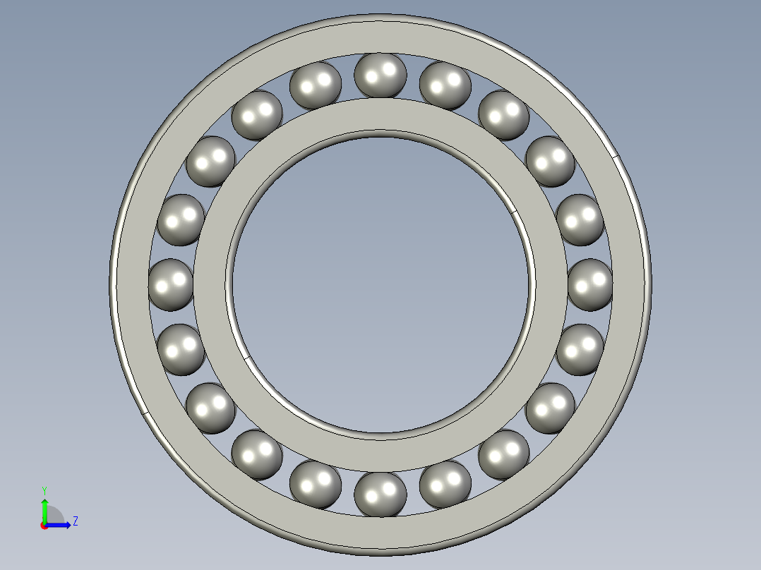 深沟球轴承6212左视图