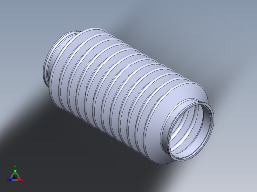 橡胶波纹管正等轴测缩略图