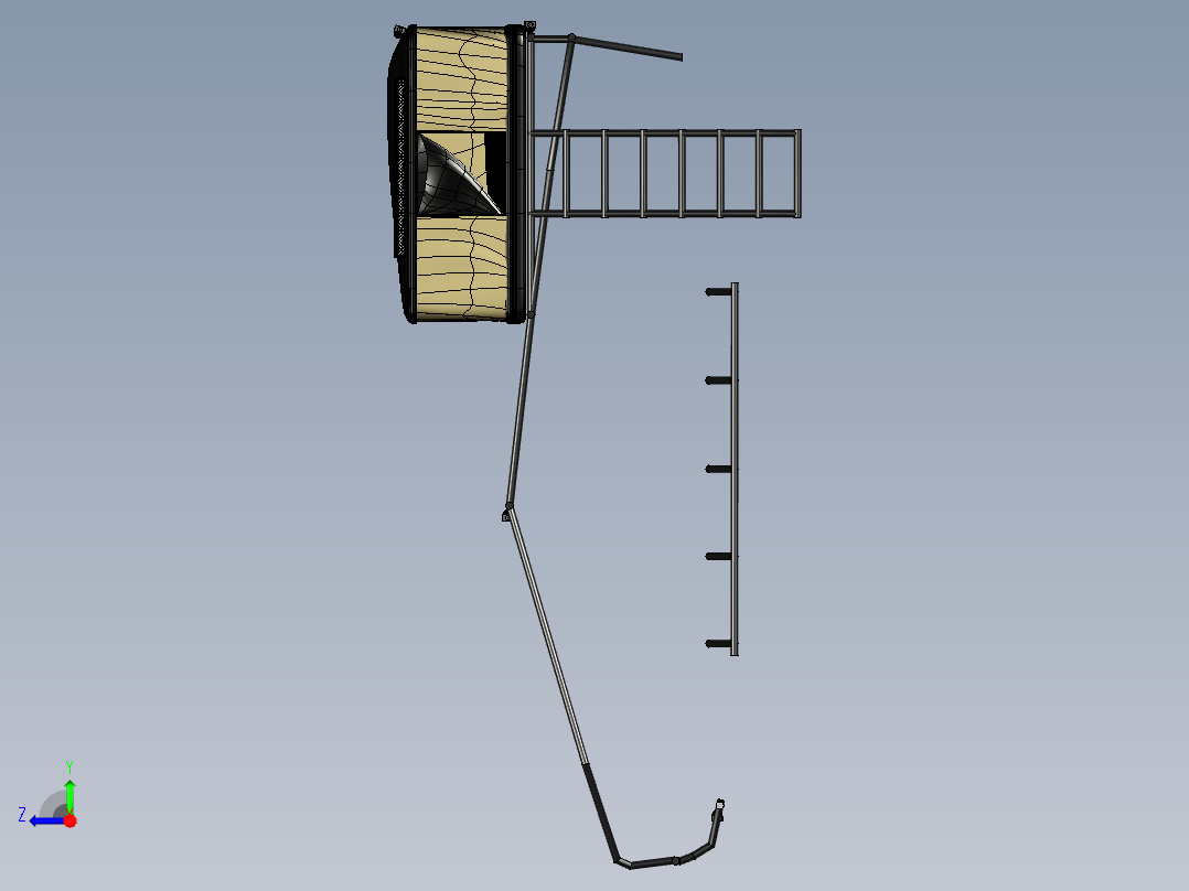 特斯拉Cybertruck的概念车搭载右视图