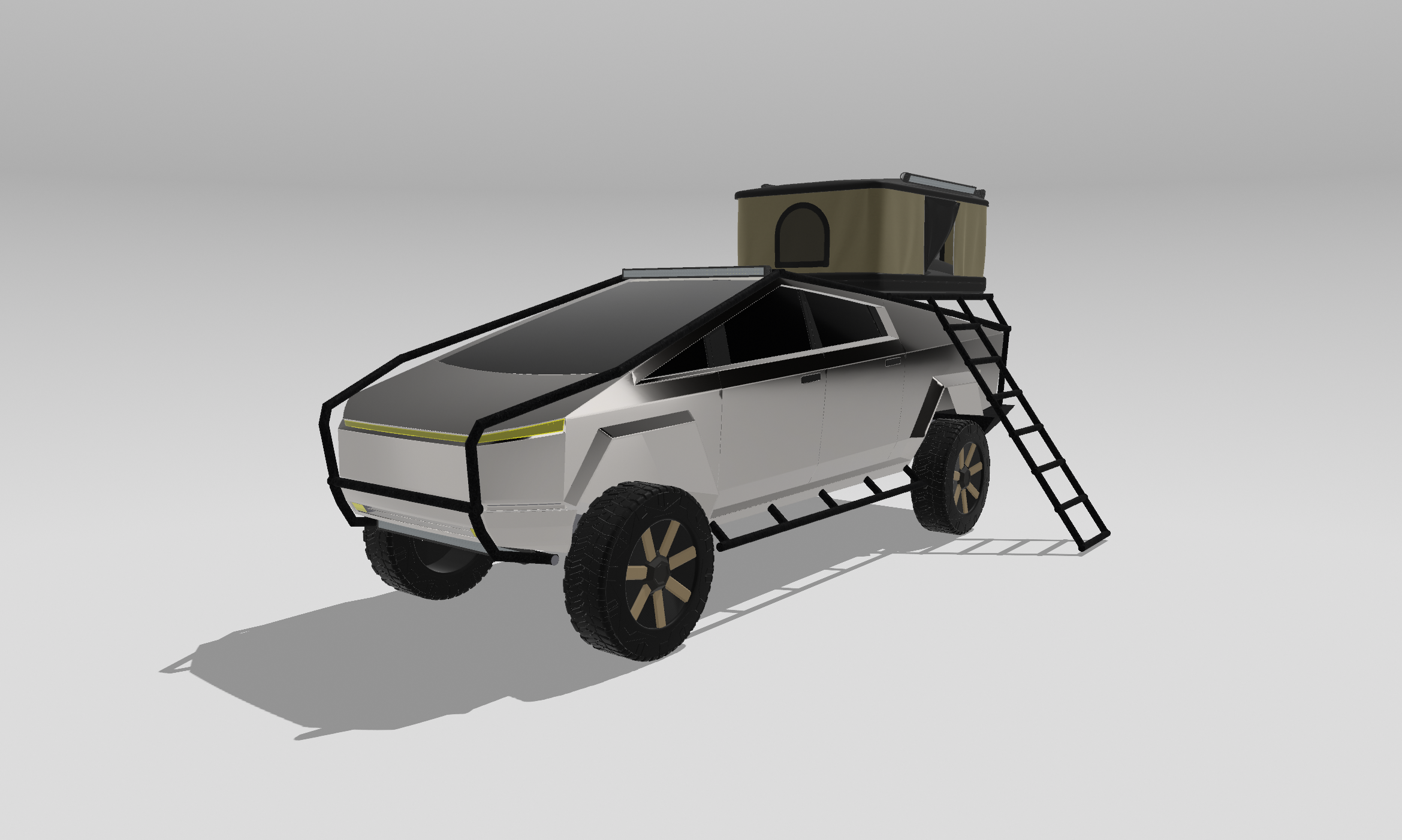 特斯拉Cybertruck的概念车搭载