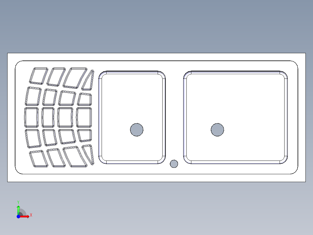 水槽、不锈钢水槽(112)前视图