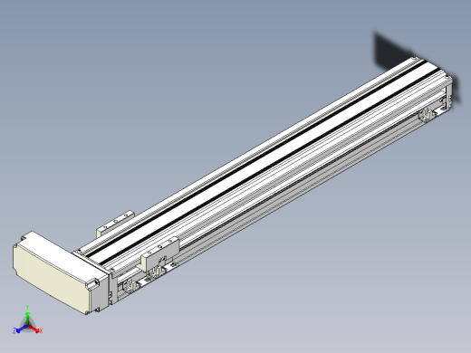 TPA-KNR-86E-1610C-L600A1-MR-BJ57-N3线性模块铝制底座