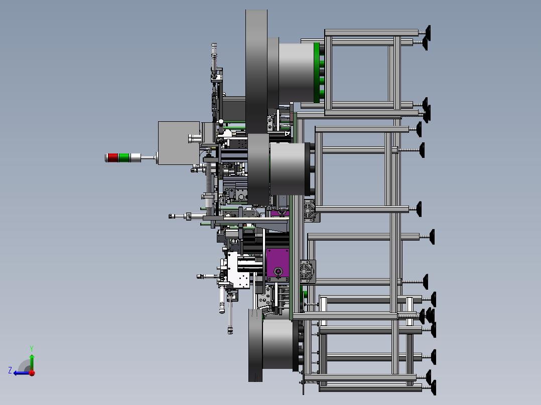 全自动端子装配机（sw14可编辑+工程图）右视图