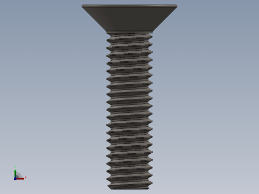 Screw_ISO_10642_M3x12_A2.SLDPRT前视缩略图