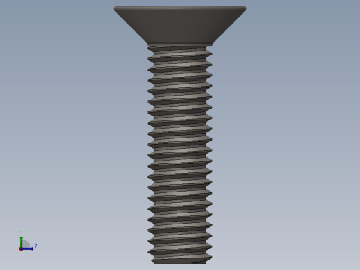 Screw_ISO_10642_M3x12_A2.SLDPRT左视缩略图