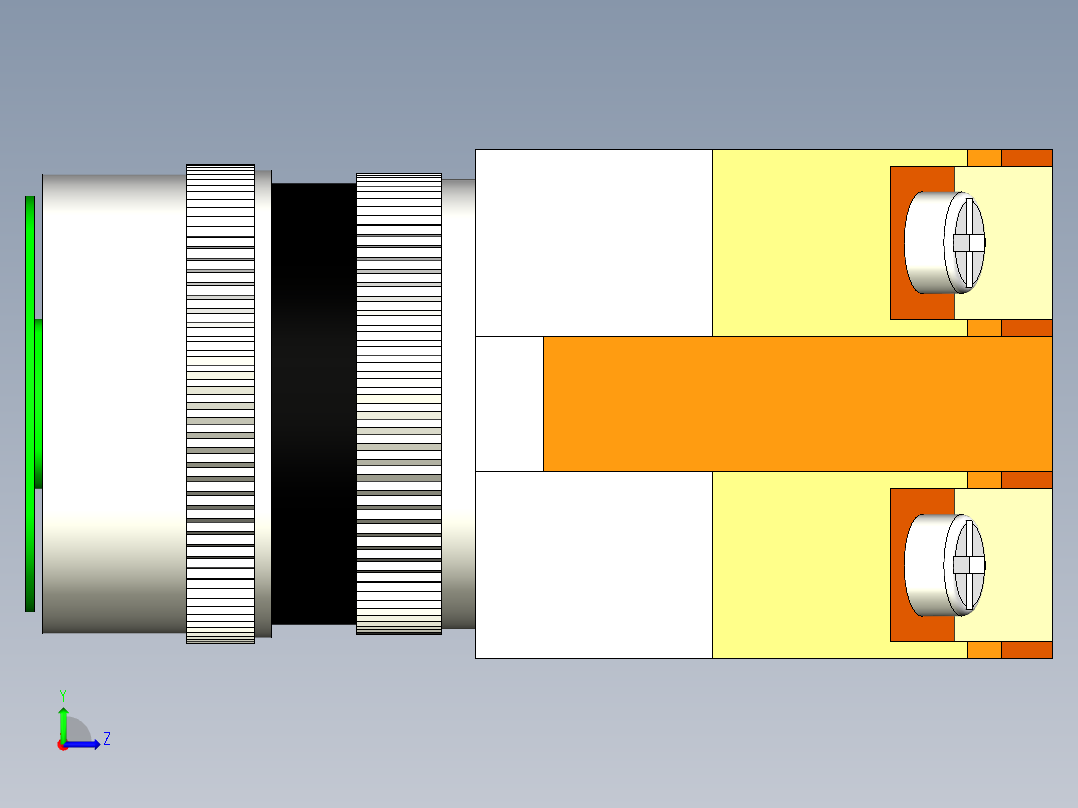 德力西电气LAY7-11BN 绿左视图