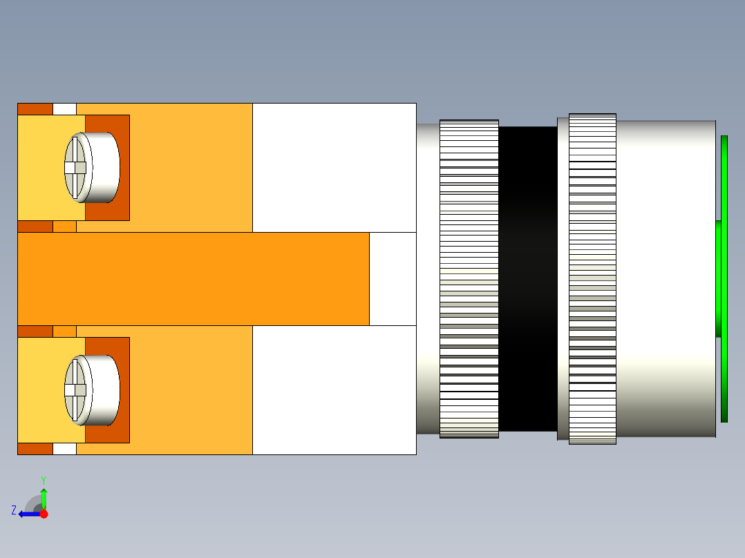 德力西电气LAY7-11BN 绿右视图