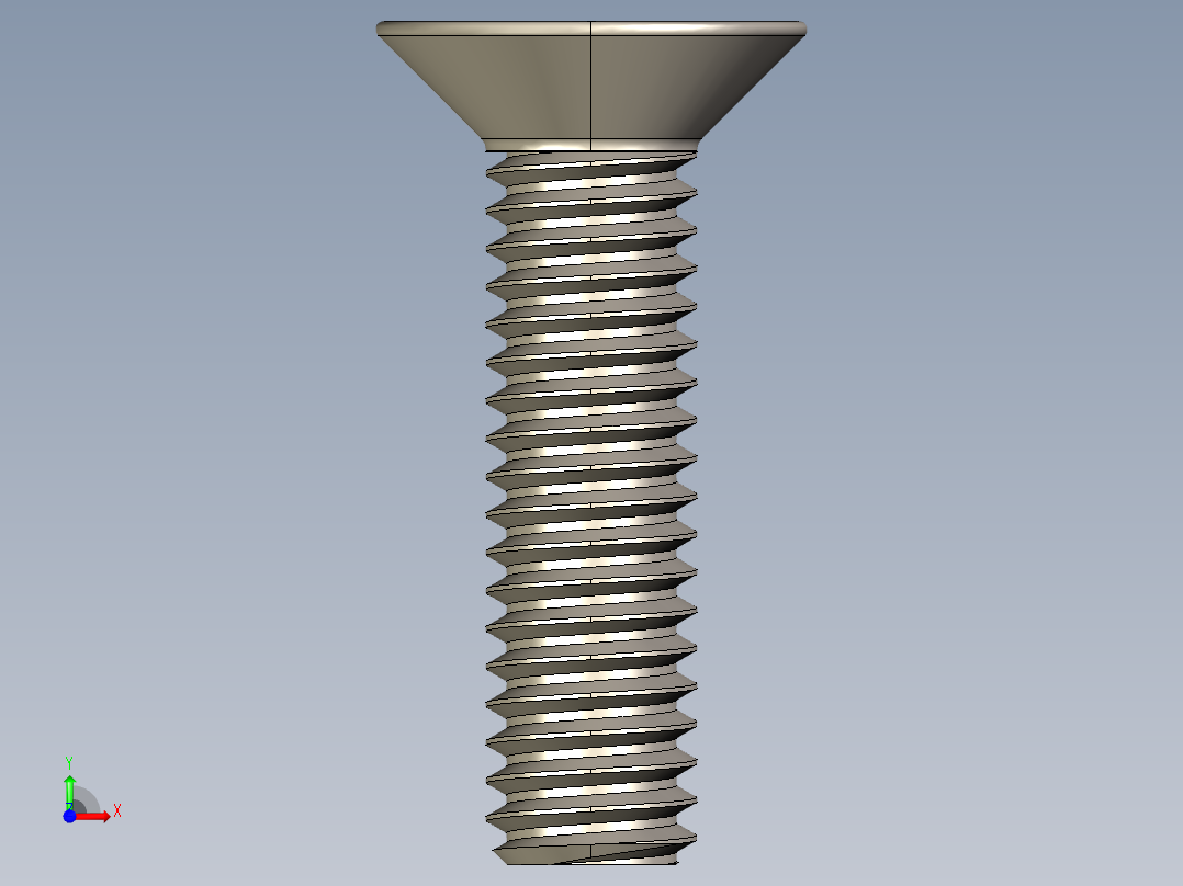 Screw_ISO_10642_M2x10_A2.STEP前视图