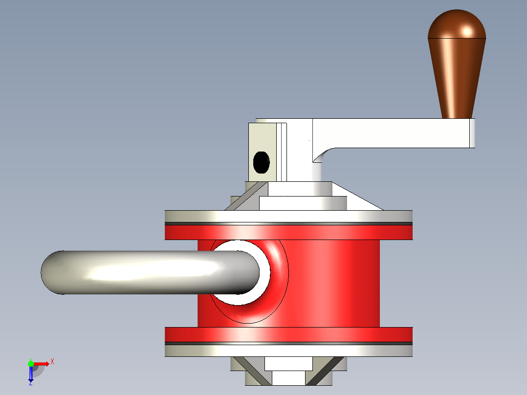 手动水泵俯视图