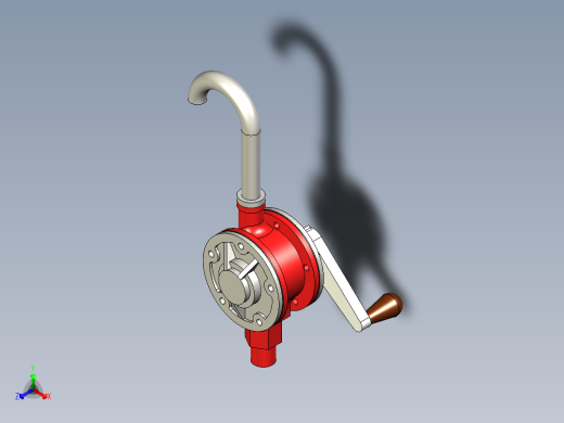 手动水泵正等轴测缩略图