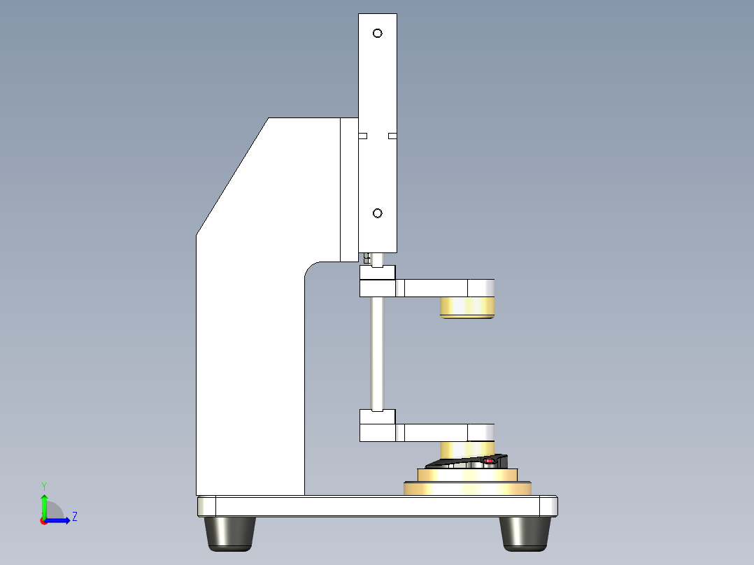 手表贴泡棉治具左视图