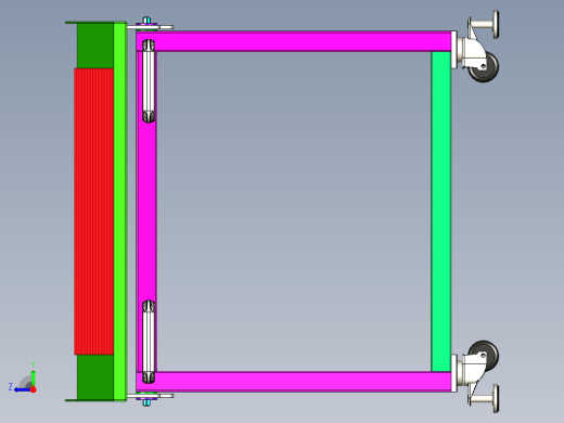 圆棒排料放置工装右视缩略图