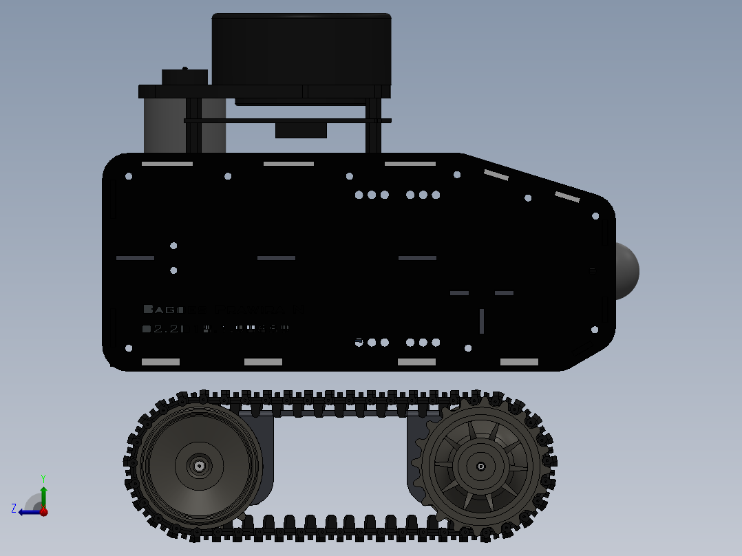 AGV小车、AGV(165)右视图