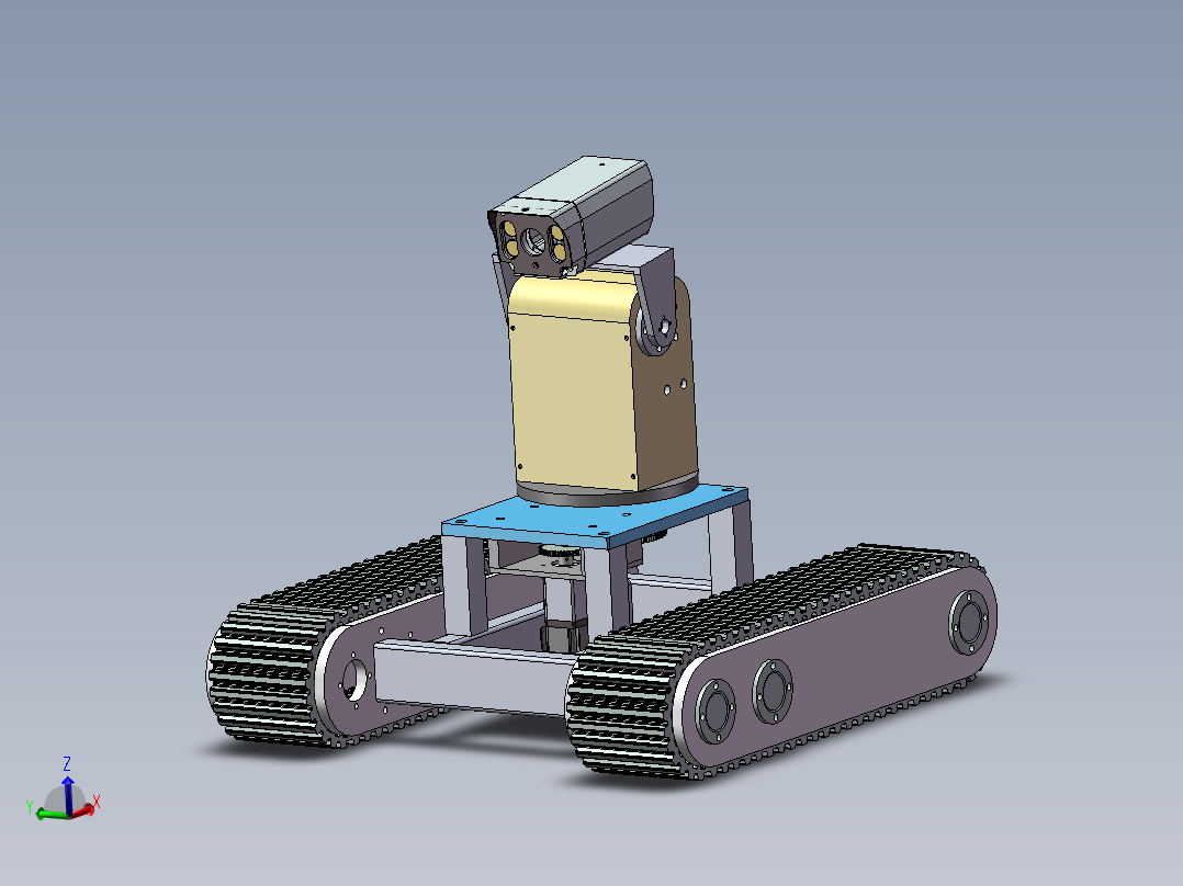 煤矿井下巡检机器人运动仿真加有限元分析图纸
