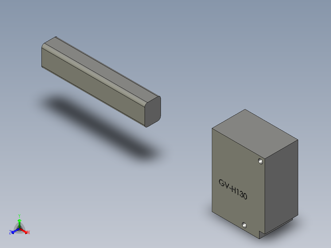 GV-H130正等轴测图