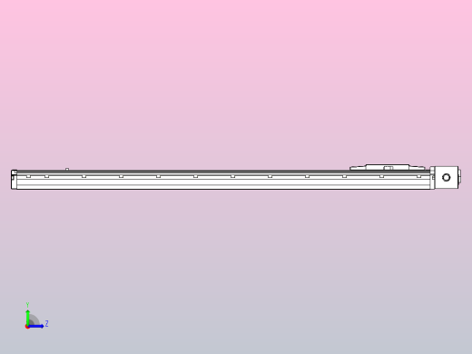 机器人皮带驱动直线轴TPA-GCB-120-P70-L850-DL-M20-N3左视缩略图