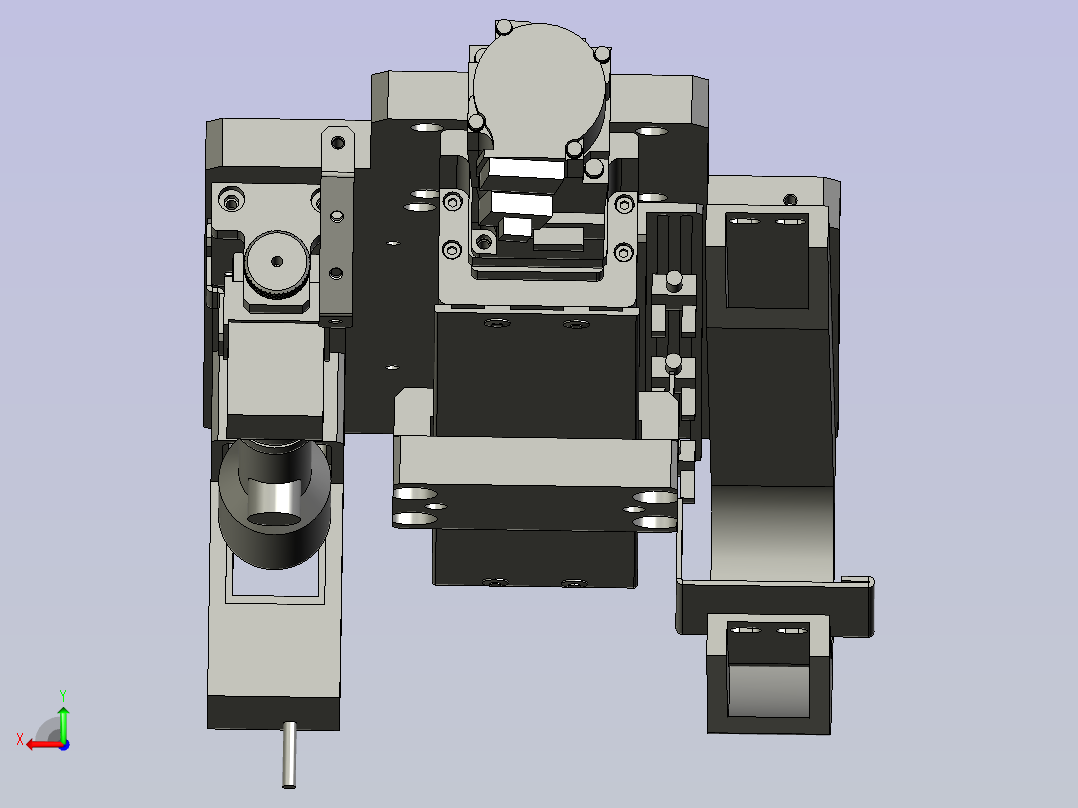 D拉钉模块后视图